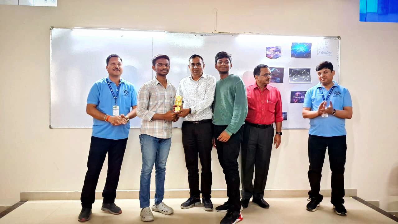 Data Visualization Hackathon third-place award ceremony